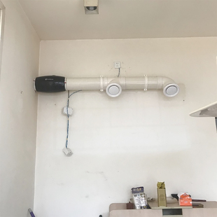 鸿冠管道风机150换气扇强力静音通风扇卧室排风家用6寸排气抽风机