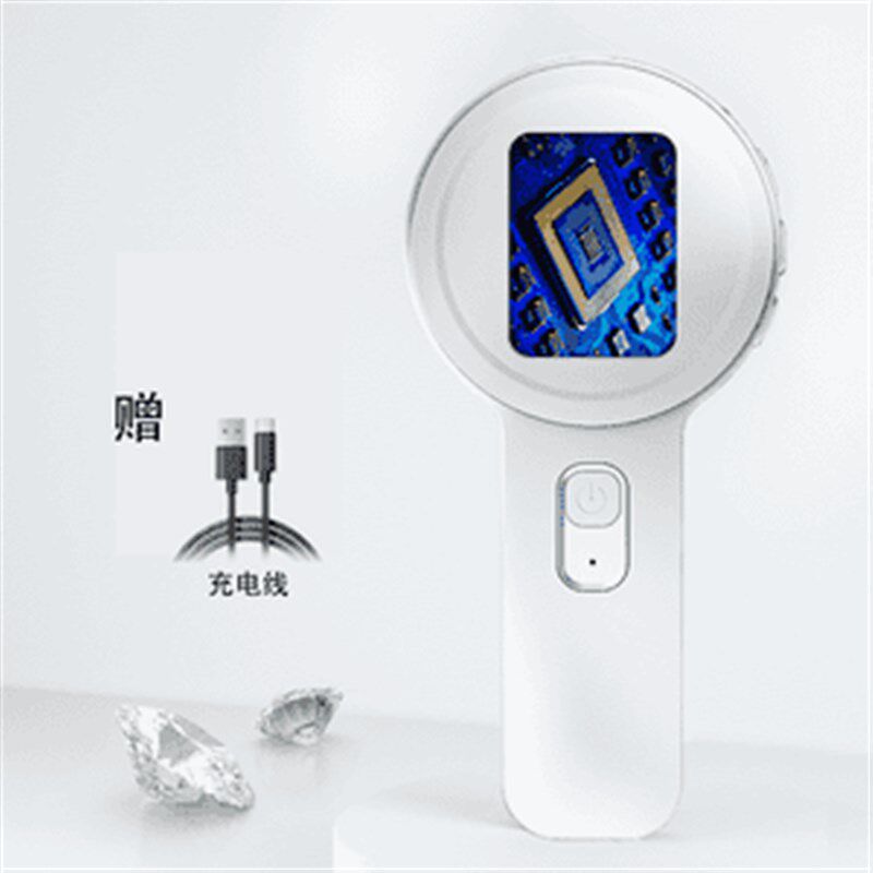 肯索亚V19电子放大镜珠宝玉石文玩鉴定专用带led灯显微镜便携式