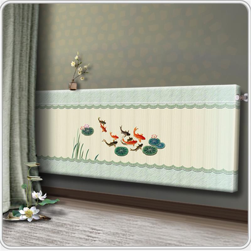 2023新款中式暖气防尘罩家用现代简约装饰布艺暖气片罩套防尘罩