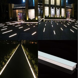 led条形地埋灯室外防水地砖灯嵌入式地面灯带广场长条地灯