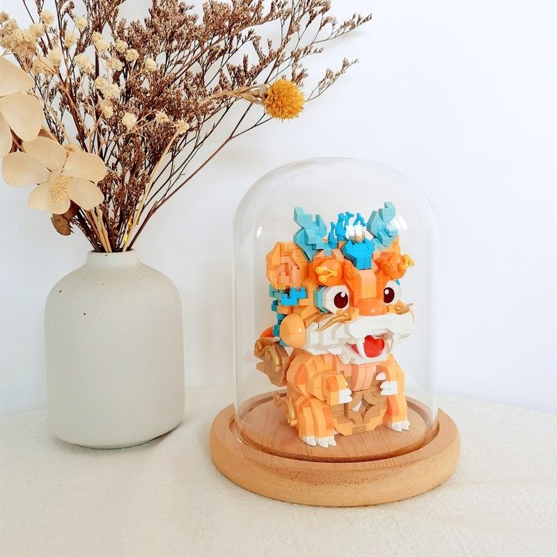 2024龙年颗粒拼装积木女孩儿童益智拼图国潮锦鲤貔貅青龙新年礼物,玩具/童车/益智/积木/模型,普通塑料积木,淘宝优惠券,粉丝福利购,淘宝优惠卷