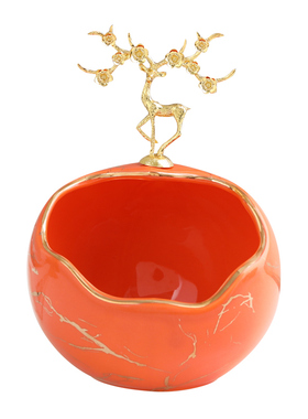 钥匙收纳摆件放门口入户鞋柜玄关客厅酒柜现代轻奢置物架装饰礼品