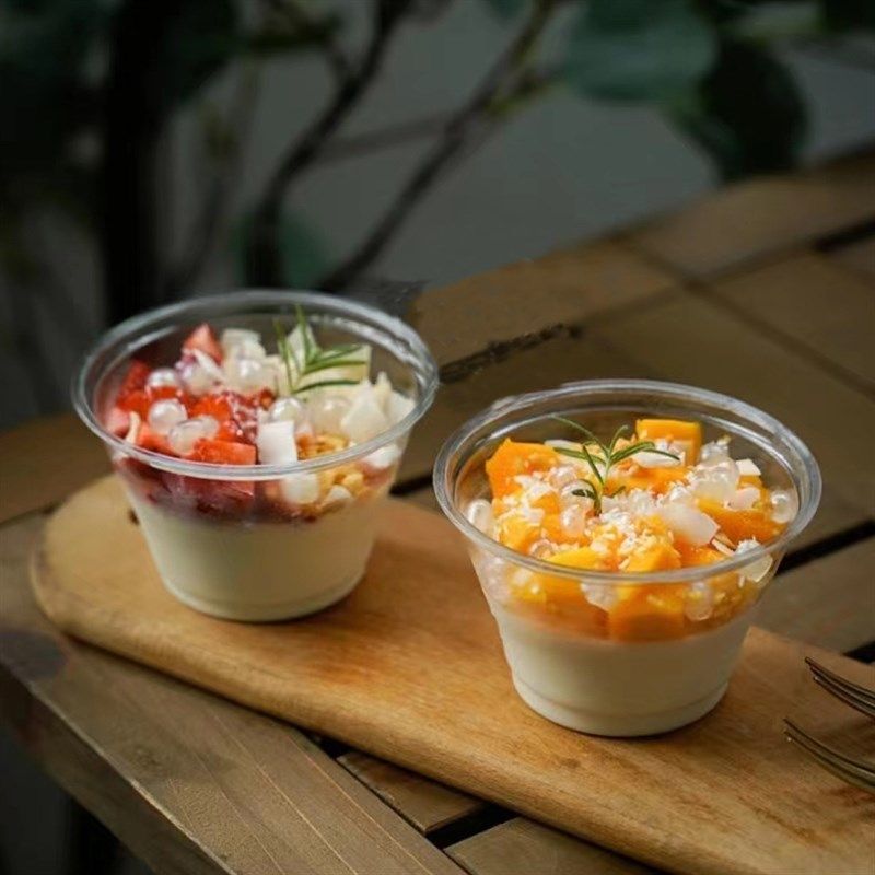 奶冻蛋糕杯冷萃酸奶椰奶冻杯子椰子冻盒蛋糕盒子布丁包装盒甜品盒