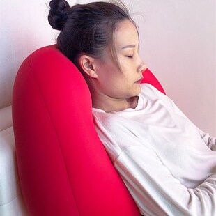 创意网红靠枕办公室座椅护腰靠垫卧室沙发大号靠背软粒子汽车腰靠