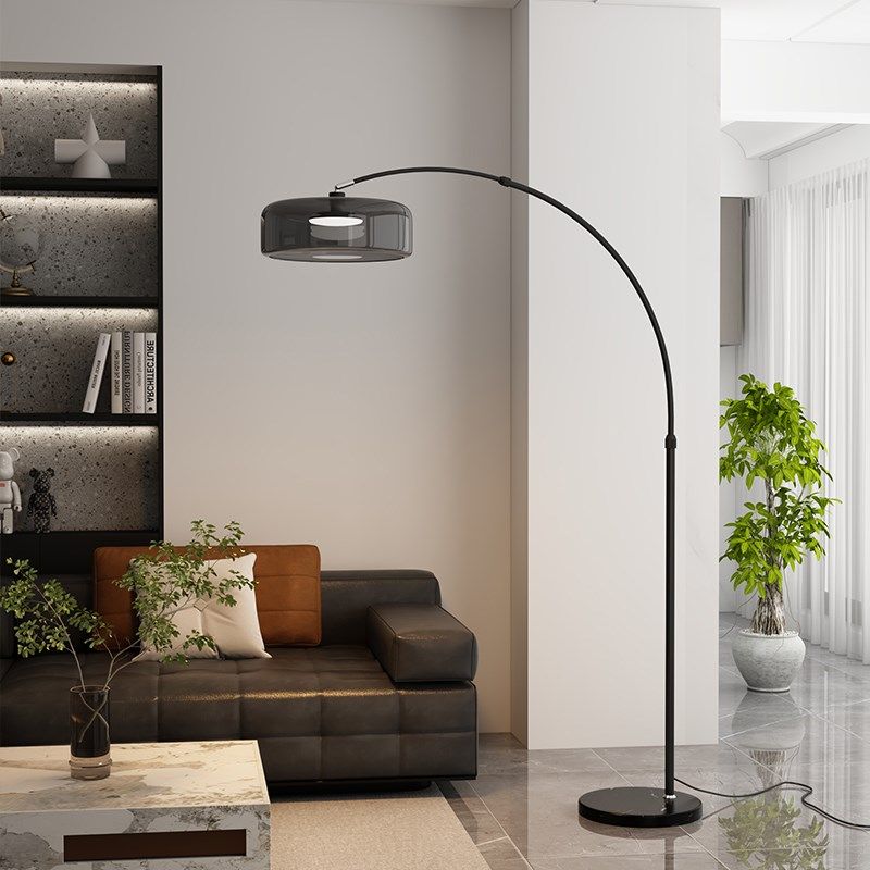 意式极简钓鱼灯落地灯客厅沙发旁边高级感轻奢氛围艺术设计师台灯