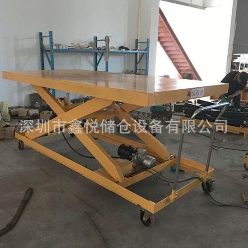 移动电动平台车米手推电升液压举升台剪叉升降台作业车
