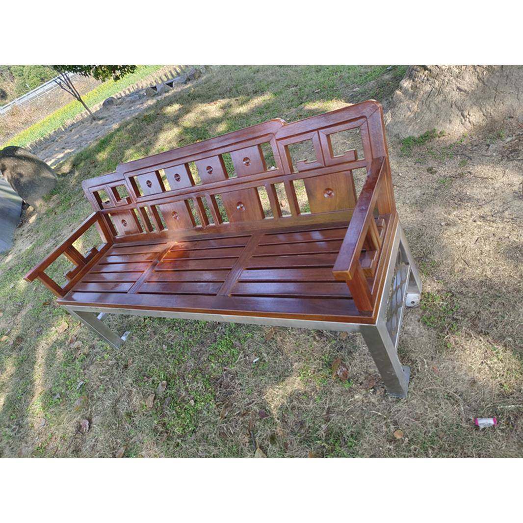 实木防腐木户外排椅公园庭院室内不锈钢座椅花园公园,商业/办公家具,等候椅系列,淘宝优惠券,粉丝福利购,淘宝优惠卷