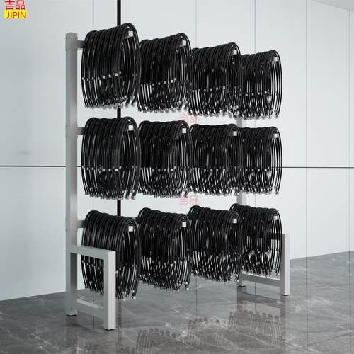 电线电缆展示架舞台灯光音响数据线存放架水管软管线圈挂线束展架