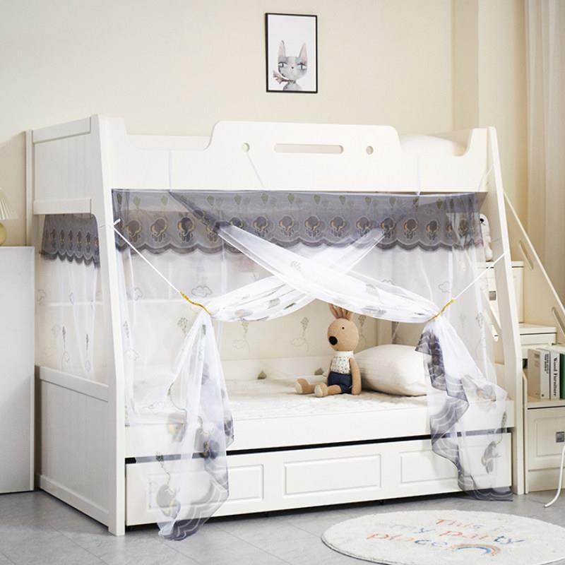 子母床蚊帐下铺专用1.5米上下铺梯形双层床家用上下床1.2儿童拉链,床上用品,蚊帐,淘宝优惠券,粉丝福利购,淘宝优惠卷