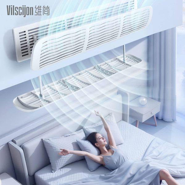 新款中央空调挡风板加厚防直吹挡板壁挂式海波浪出风口导风全通用,收纳整理,空调挡风板,淘宝优惠券,粉丝福利购,淘宝优惠卷