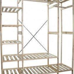 艺居W152A8实木布衣柜 简易衣柜 棉被架 棉被柜 储物柜 收纳柜