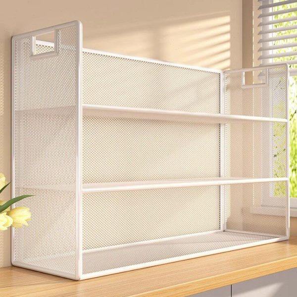 桌上书架桌面置物架公桌收纳餐桌宿舍书桌多层小层架工位分层柜,收纳整理,书桌收纳置物架,淘宝优惠券,粉丝福利购,淘宝优惠卷