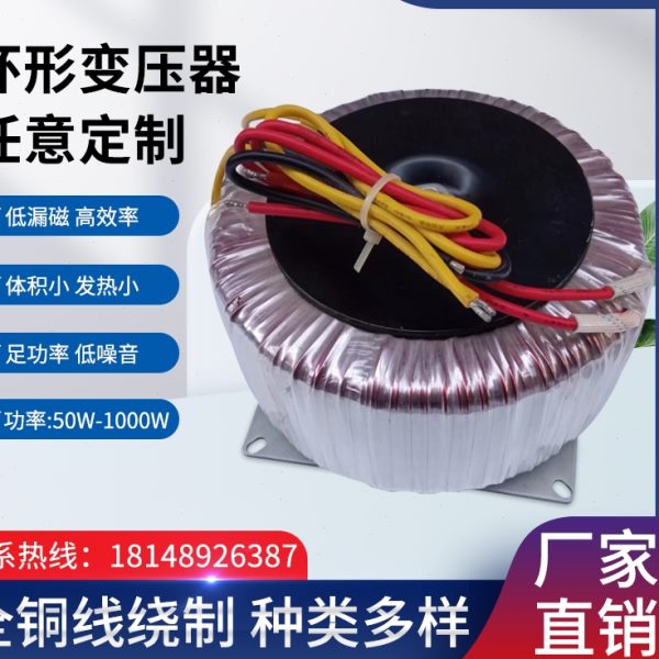 环形变压器 单相隔离电源环牛380v变220v转12v24v36v48v60v72v110