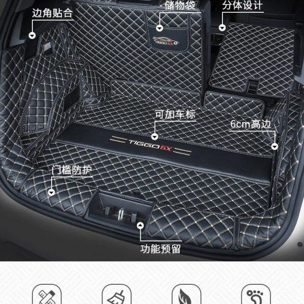 23款瑞虎5X后备箱垫全包围14-22奇瑞3x超级英雄版5专用尾箱垫改装