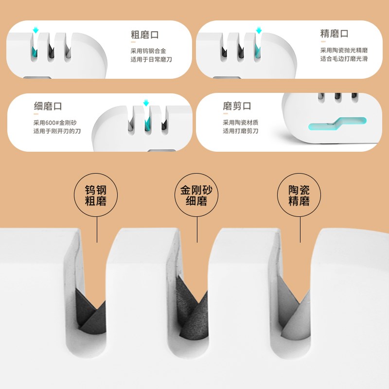 安扣磨刀神器多功能家用快速磨刀石家用菜刀磨刀器磨剪刀