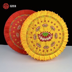 佛堂拜垫家用跪垫磕大头拜佛垫礼佛大拜垫蒲团打坐禅修莲花凳寺院