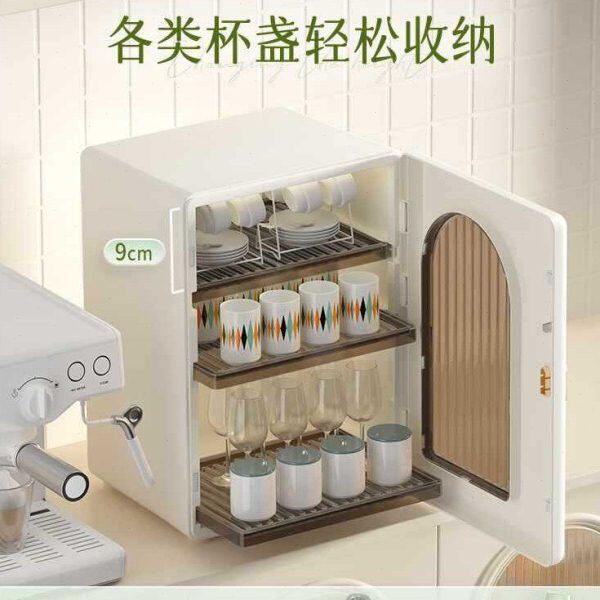 儿童餐具收纳柜碗筷收纳盒婴儿奶沥水架置物储物折叠