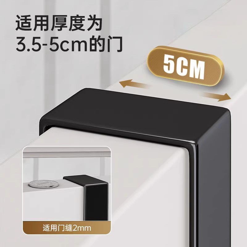 门后挂钩挂衣架免打孔门上挂架挂衣钩卧室房Q门背后衣服置物架