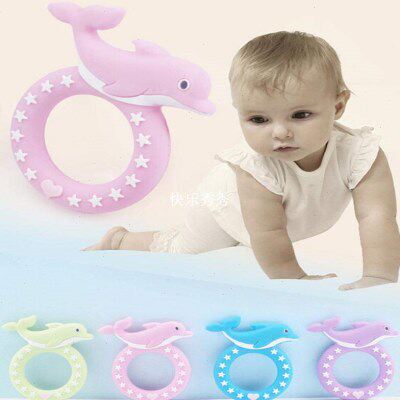 Baby Teether Animal Rin Silicone Teethers Baby Dental Care