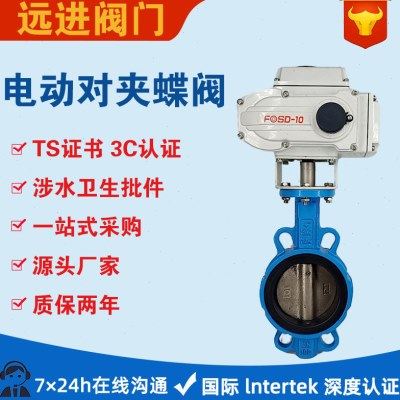 货源厂家直售电动对夹蝶阀球墨铸铁D971X-16Q对夹蝶阀DN50 65 80,五金/工具,闸阀,淘宝优惠券,粉丝福利购,淘宝优惠卷