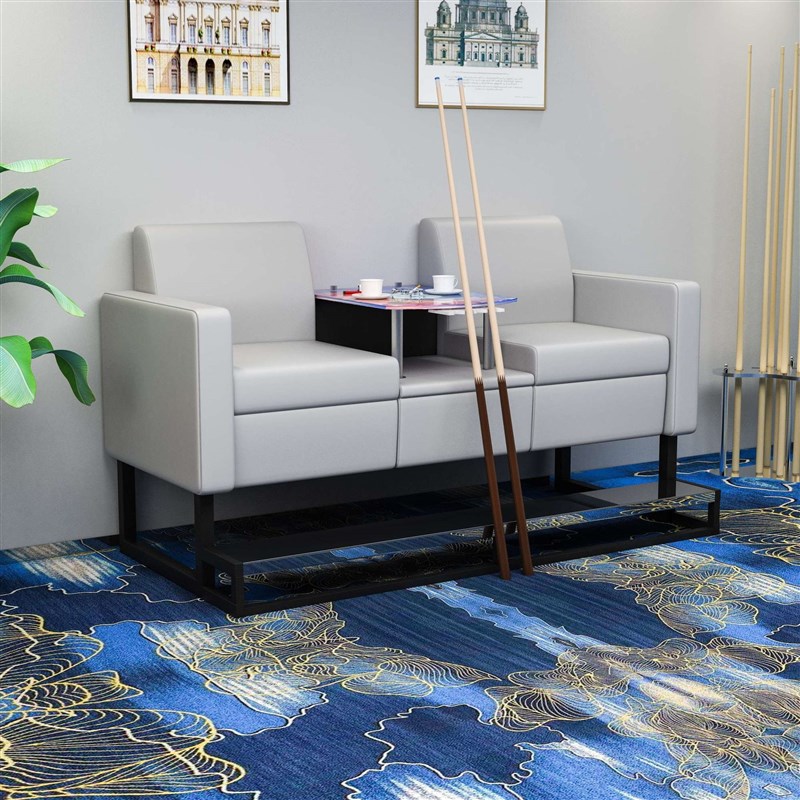 SL台球沙发椅子观球椅台球室休闲网L红沙发球厅休闲沙发椅