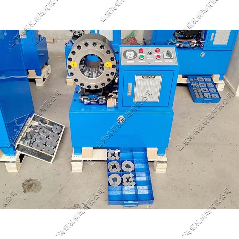 液压钢管缩管机自动扣管机扣压机锁管机高压油管大棚管压管机