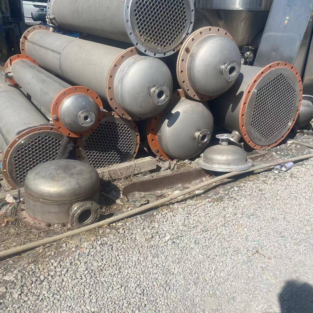 化工蒸发式循环换热器不锈钢列管冷凝器经久耐用