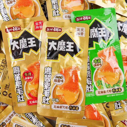 盐津铺子六必居麻酱味魔芋素毛肚