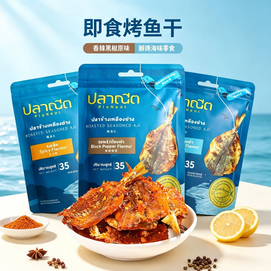 泰国PlaNeat芭腻即食烤鱼片
