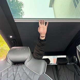 适用比亚迪电动宋L海豹天幕遮阳帘天窗折叠伸缩隔热帘车顶全遮光