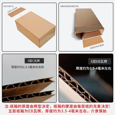 鞋盒纸箱整包装鞋子纸盒子球鞋电商快递打包发货加固三层五层外箱