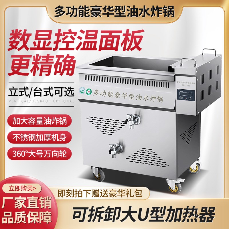 分离式 炸 麻花薯条油条机燃气商用单缸电炸炉自动控温立式油炸锅