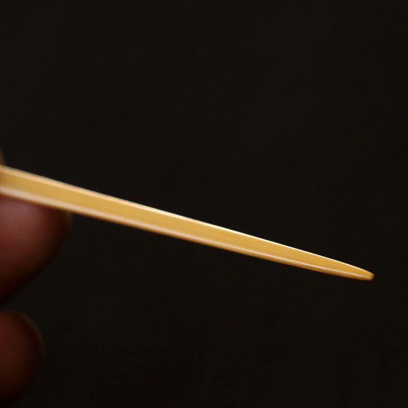 精品纯手工制作天然十几年老玉竹小茶拨F7000打磨竹茶扒茶铲茶匙