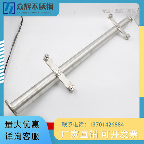 非标定制不锈钢工程栏杆立柱扶手挂玻璃栏杆商场护栏别墅围栏配件