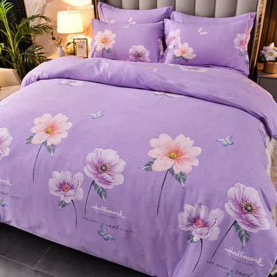 全棉加厚磨毛被套单件斜纹纯棉160x210被罩宿舍单双人180x200x230