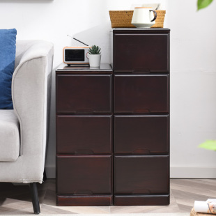 斗柜实木质家具25/30/50cm宽加深长60多层整装抽U屉式收纳储物柜