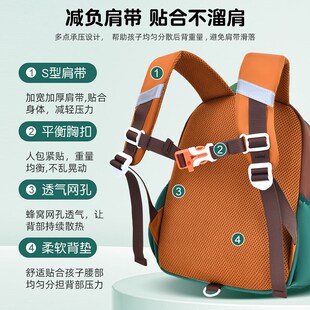 幼儿园男孩英伦风小 宝宝上幼儿园书包小朋友儿童书包男童2024新款