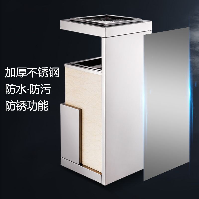 欧式酒店垃圾桶立式烟灰缸落地式电梯大理石商用酒店走廊垃圾桶