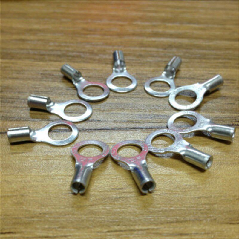 接线端子 冷压接线端子圆形RNB2-8 铜接头 铜鼻子 接线耳 1000个/