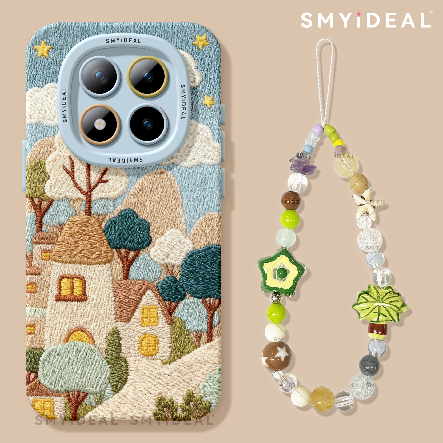 适用红米note15pro手机壳女款note14保护套小米高级note13pro硅胶防摔10por+全包13刺绣小镇12turbo软11好看