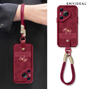 新年百福马适用华为Pura80手机壳P70pro本命年p60新款 全包镜头p50新年p40外壳Pura70Ultra红色Pura80pro过年