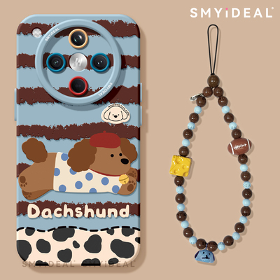 适用oppofindx8手机壳x8ultra新款findx7女款外壳x8s+全包x8pro防摔x6pro硅胶x8s加高级x5腊肠小狗findx8pro