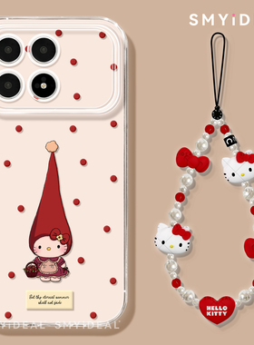 适用红米k90手机壳红米k90pro高级k80pro保护套k40长帽kt猫透明k70至尊版过年马不撞款k50女款k60pro外壳90