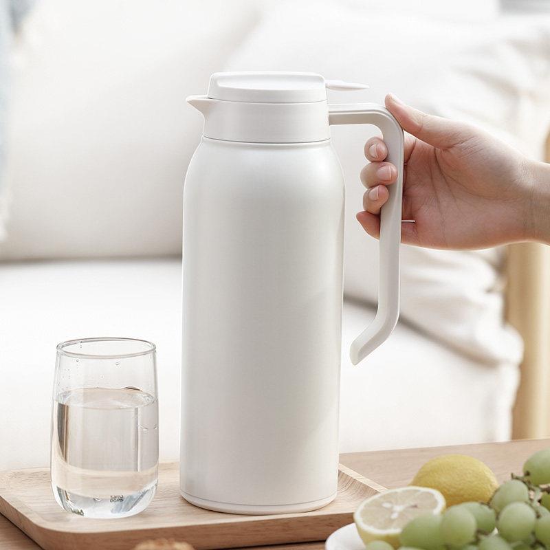 日本保温水壶316不锈钢家用大容量保温瓶热水壶暖水壶1.5L