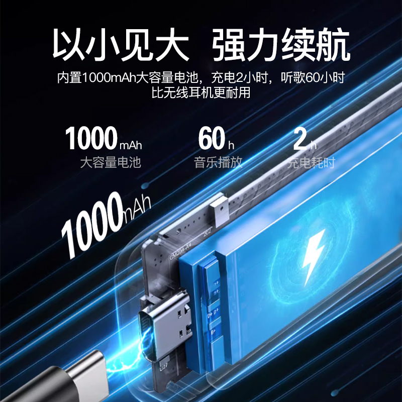 蓝牙接收发射器5.3有线耳机变无线车载音响电脑电视aux音频适配器