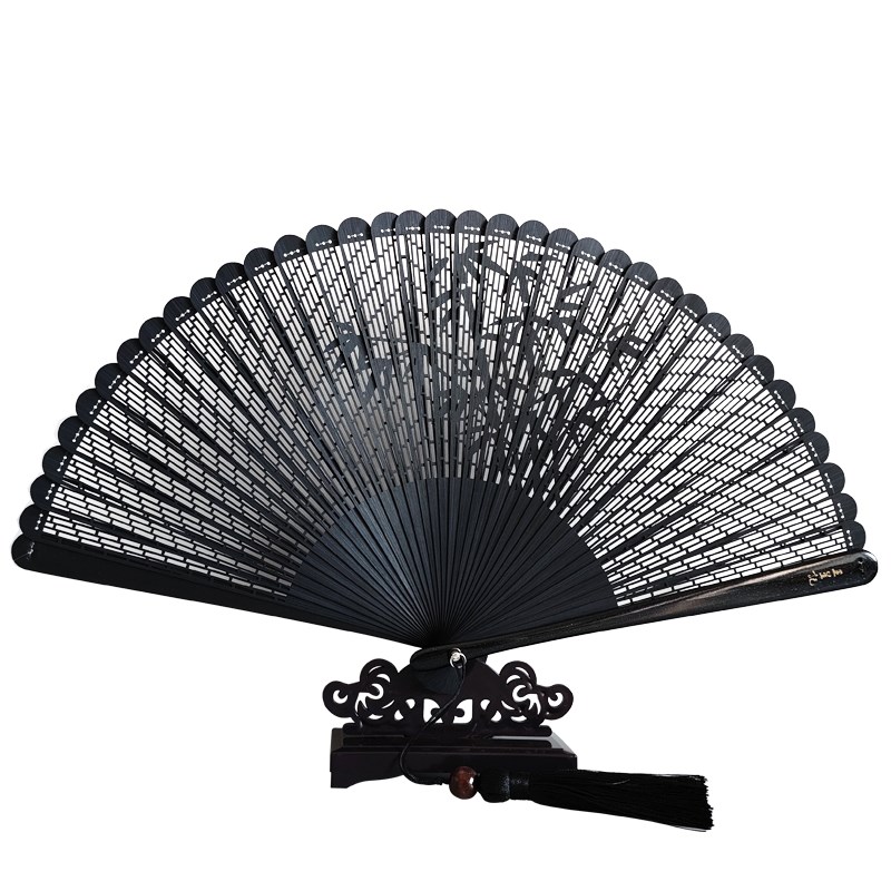 王星记扇子梅兰竹系列全竹扇中国风女士折扇古风折叠扇女杭州礼品