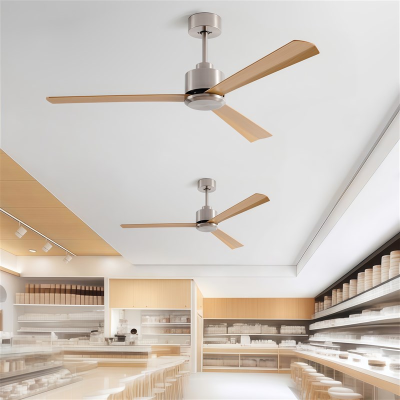 商用风扇艺术造型吊扇轻音无声电扇大风力吊顶风扇 客厅餐厅吊扇