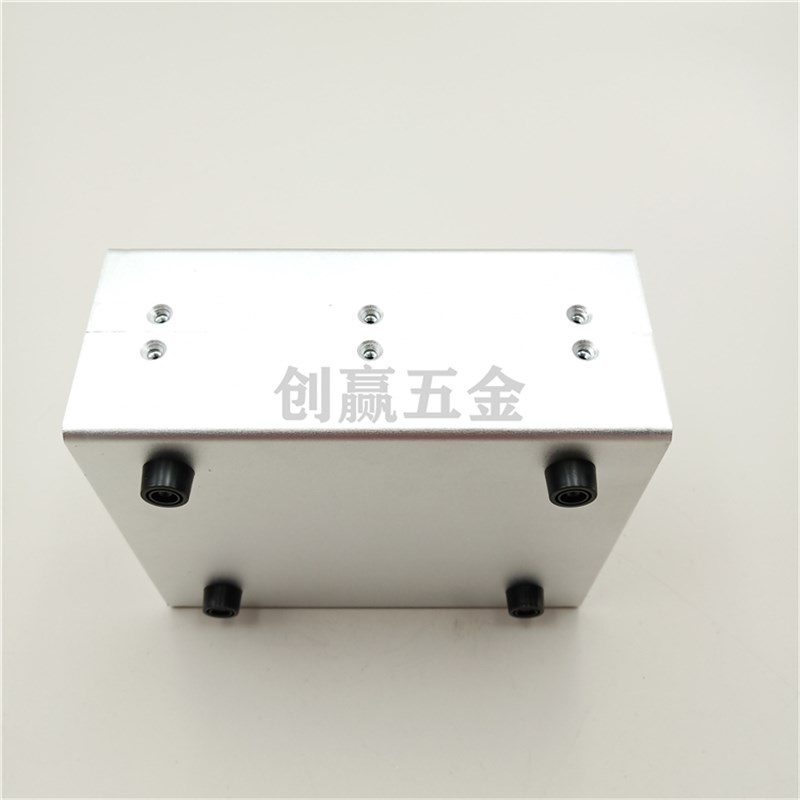 50*155d*130铝盒 大铝壳 屏蔽盒 钣金铝壳 铝板折弯机箱 全铝机箱