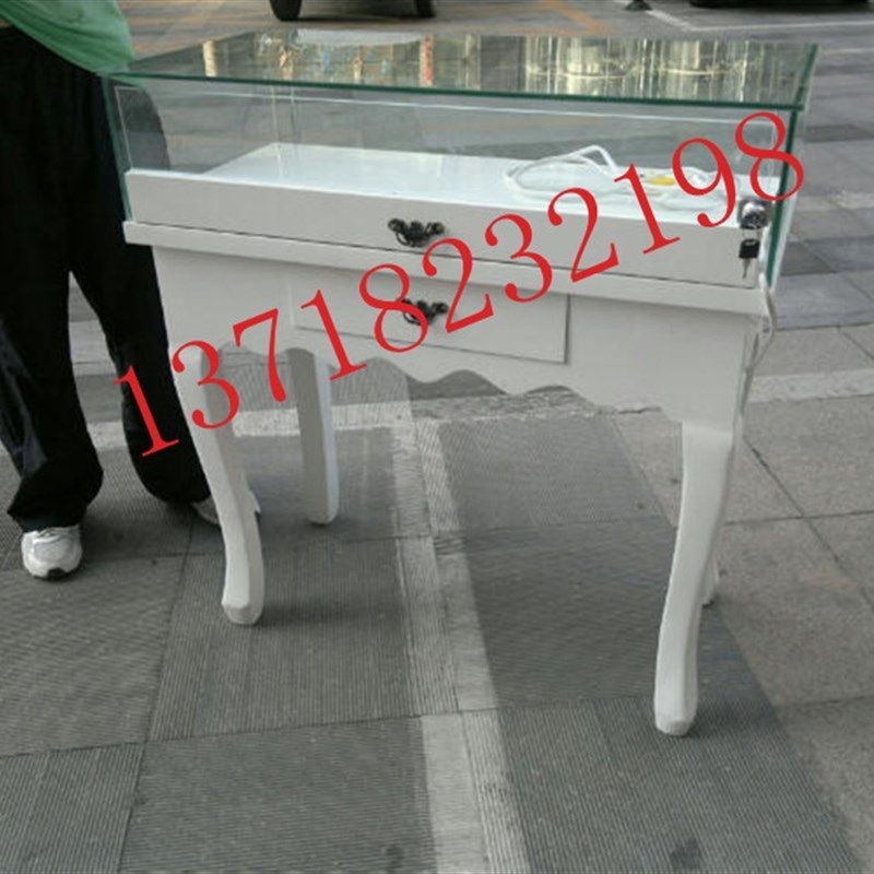服装店装饰品货架 烤漆首饰品珠宝展示柜子 玻璃展示柜台欧式