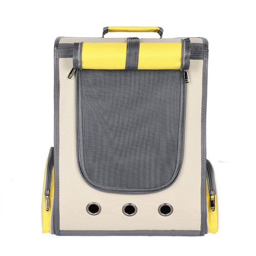 猫咪外出便携背包大容量双肩猫包折叠太空舱宠物包透气宠物用品